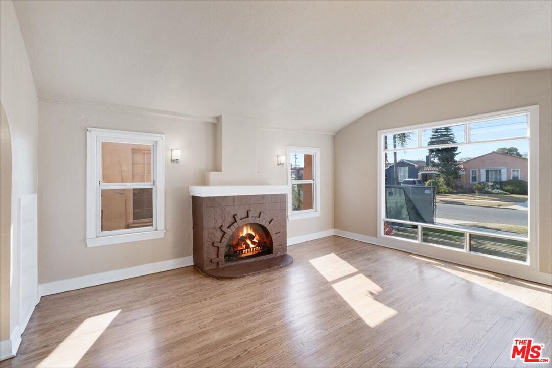 Fireplace, Interior, Wood Texture Flooring