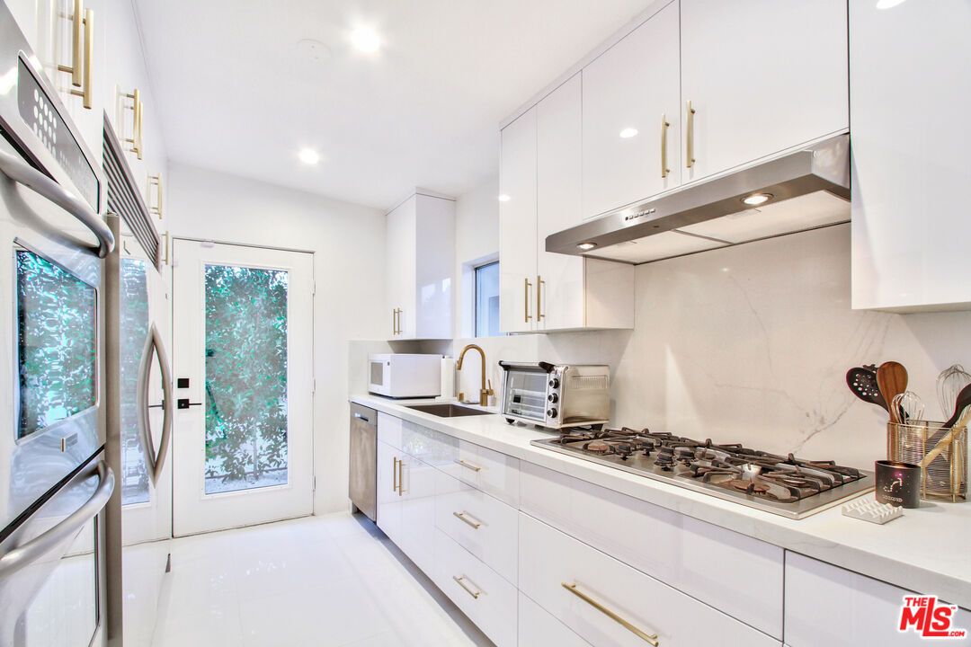 Interior, Kitchen, Recessed Lighting, Stainless Steel Appliances