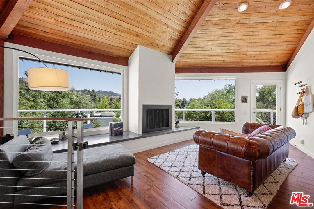 Fireplace, Interior, Living room, Wooden Ceilings, Wood Texture Flooring