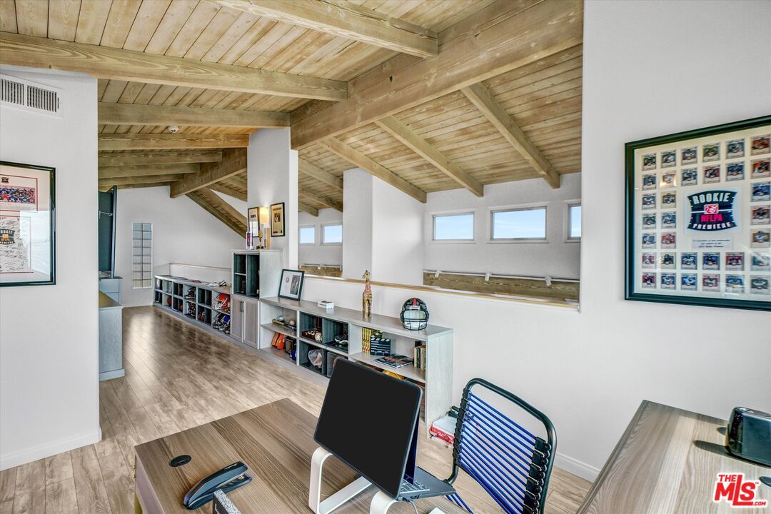 Home Office, Interior, Wooden Beams, Wooden Ceilings, Wood Texture Flooring