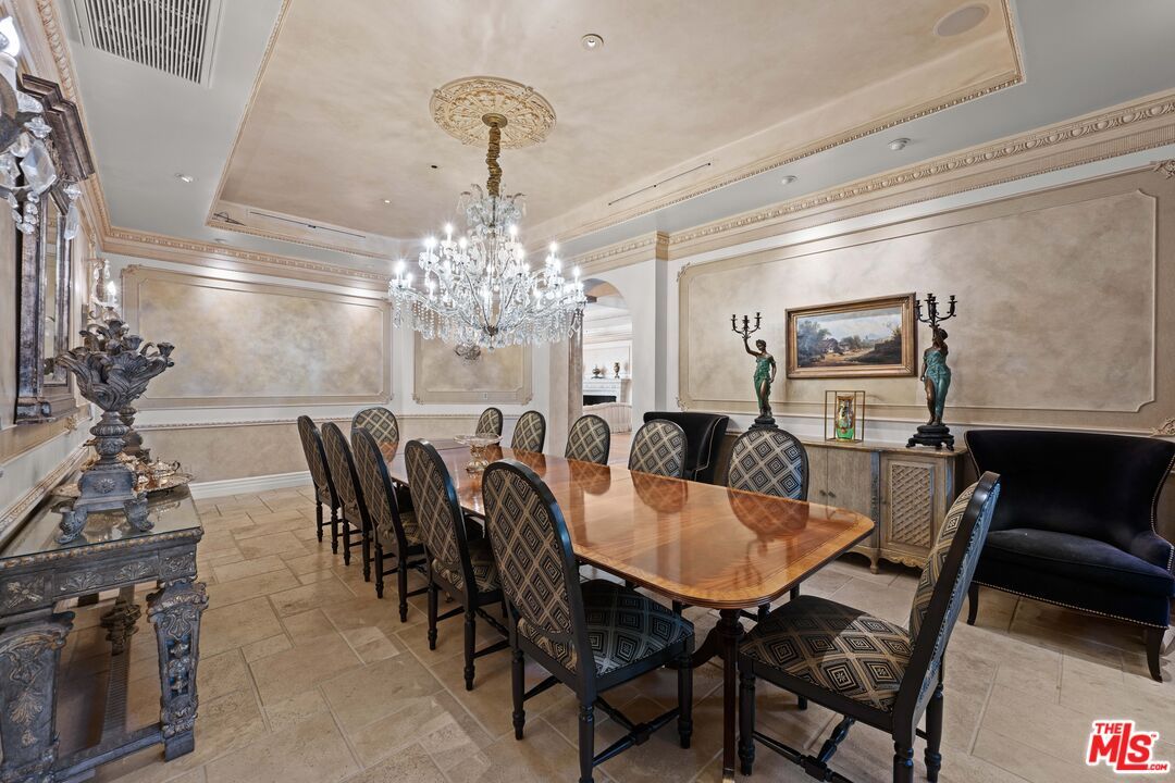Chandelier, Dining room, Interior, Recessed Lighting