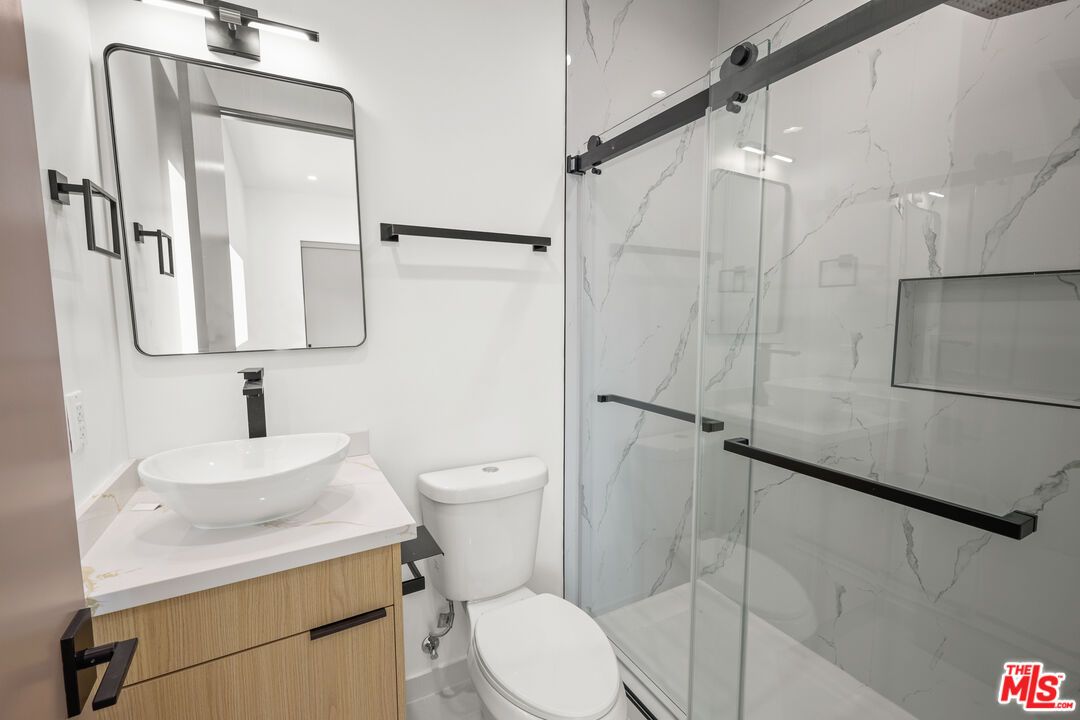 Bathroom, Glass Shower, Interior, Marble Walls