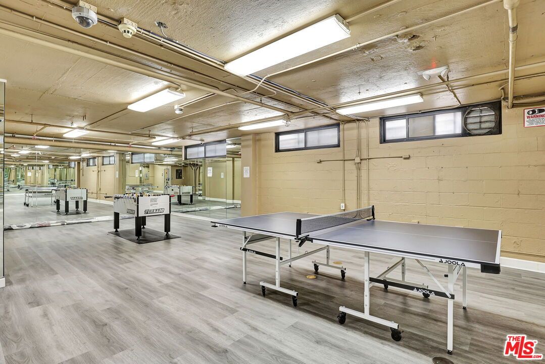 Game Room, Interior, Pendant Lights, Wood Texture Flooring