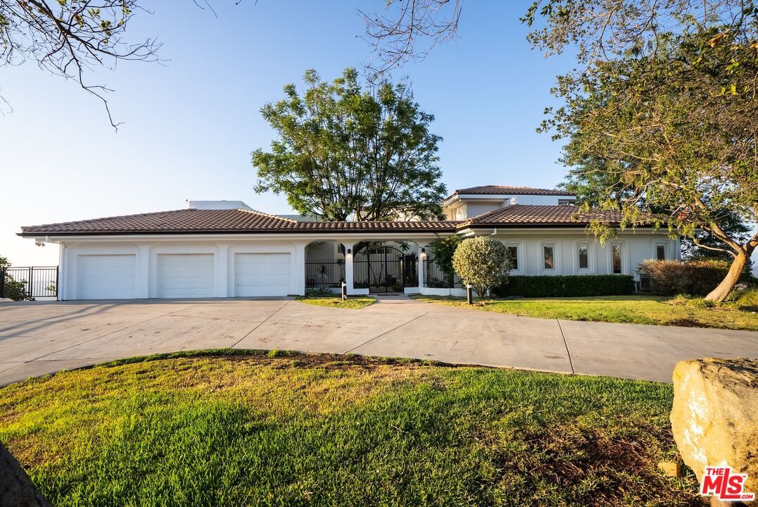 Attached, Backyard, Exterior, Facade, Mediterranean