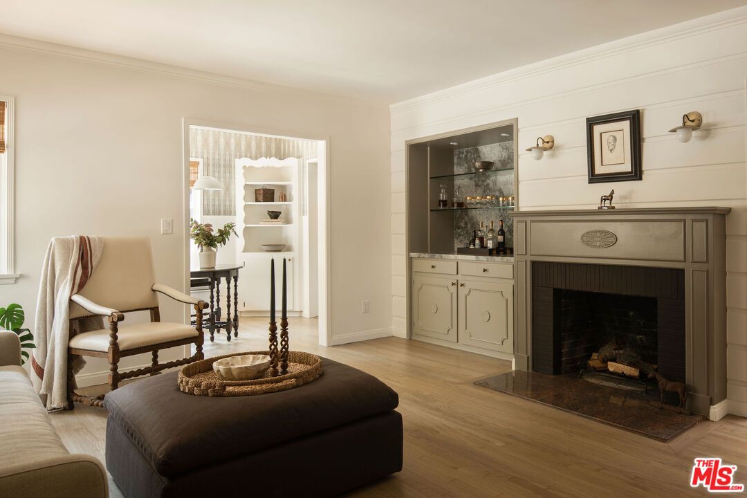 Fireplace, Interior, Wood Texture Flooring