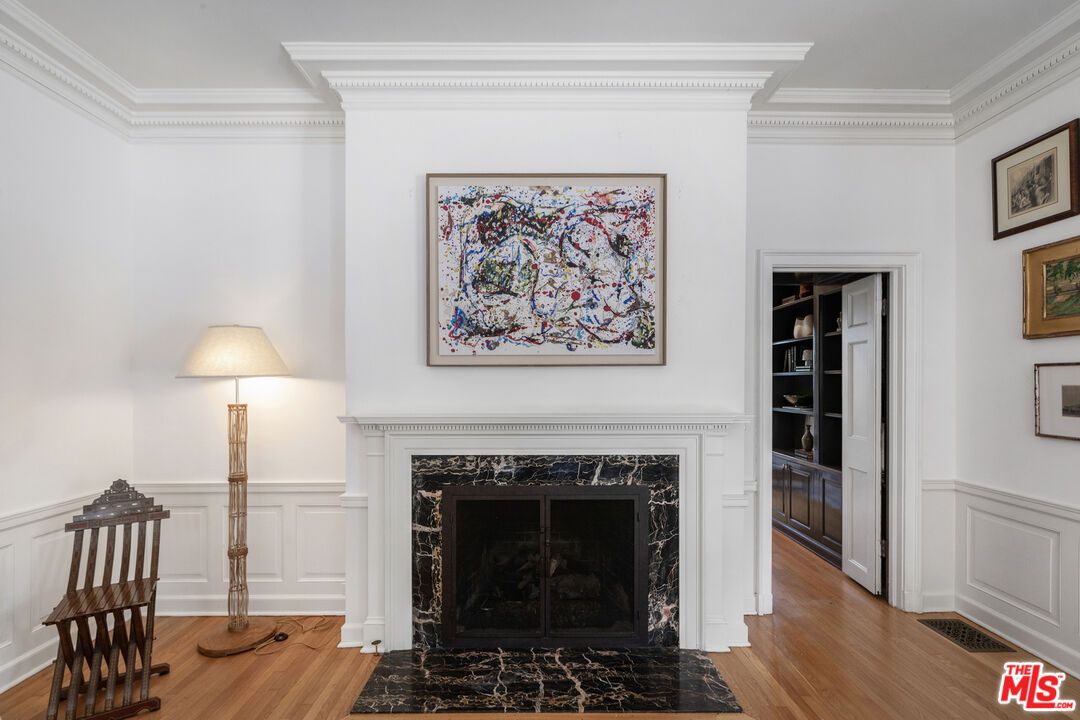 Fireplace, Interior, Wood Texture Flooring