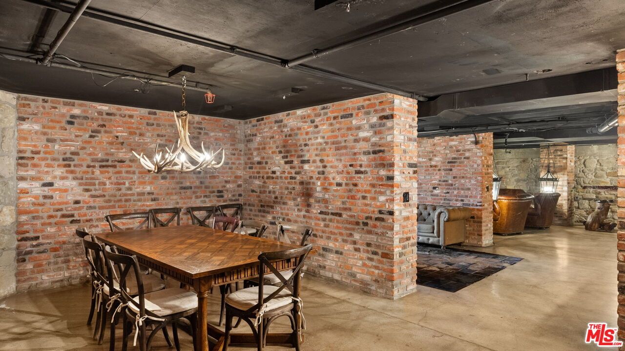 Dining room, Interior, Stone Walls