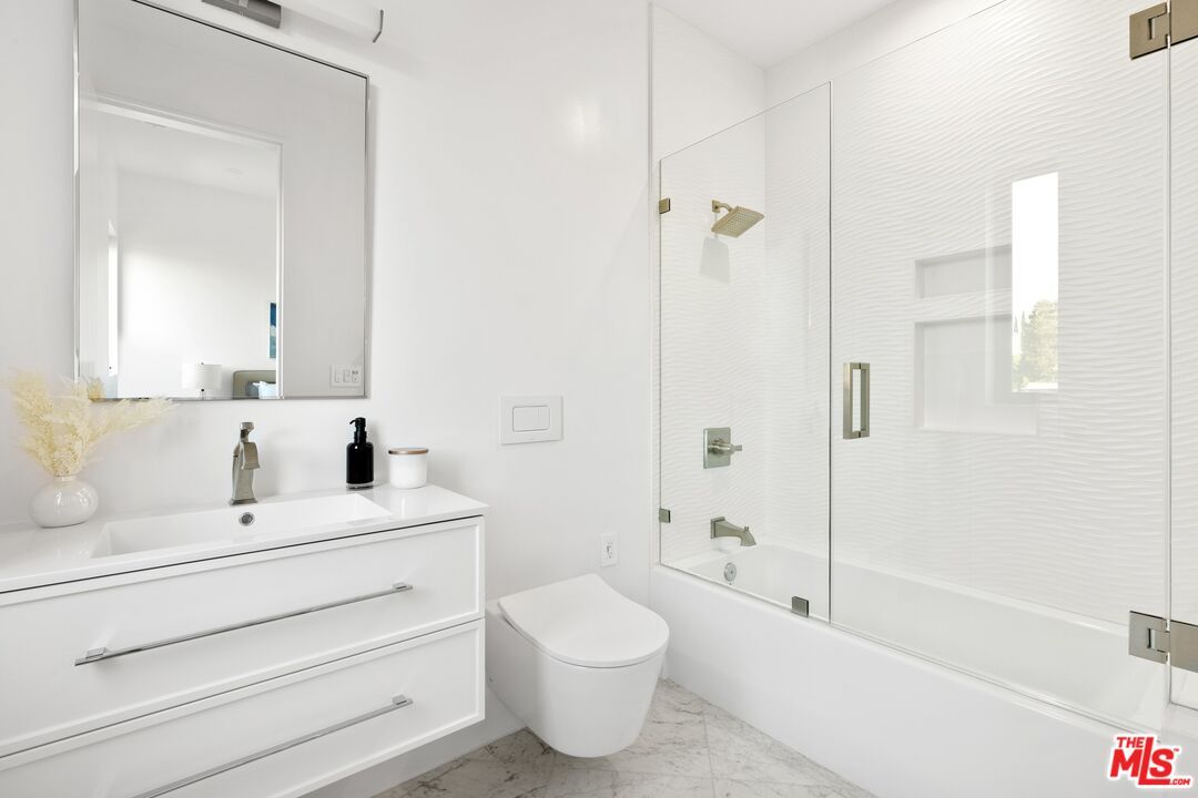 Bathroom, Glass Shower, Interior, Marble