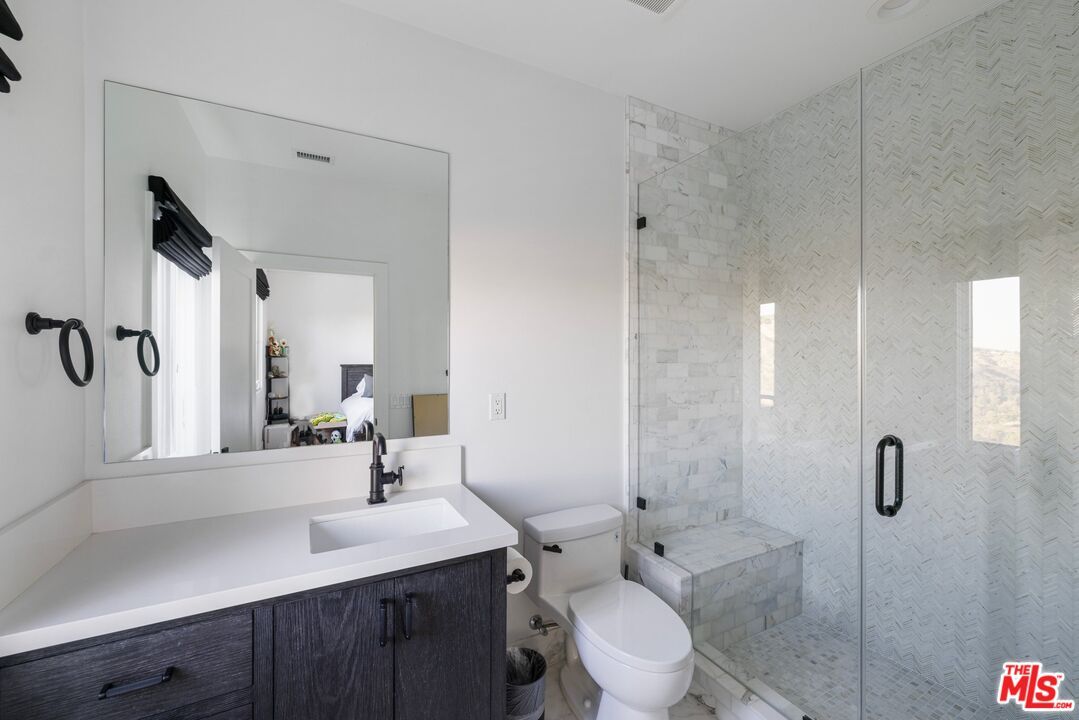 Bathroom, Glass Shower, Interior, Marble