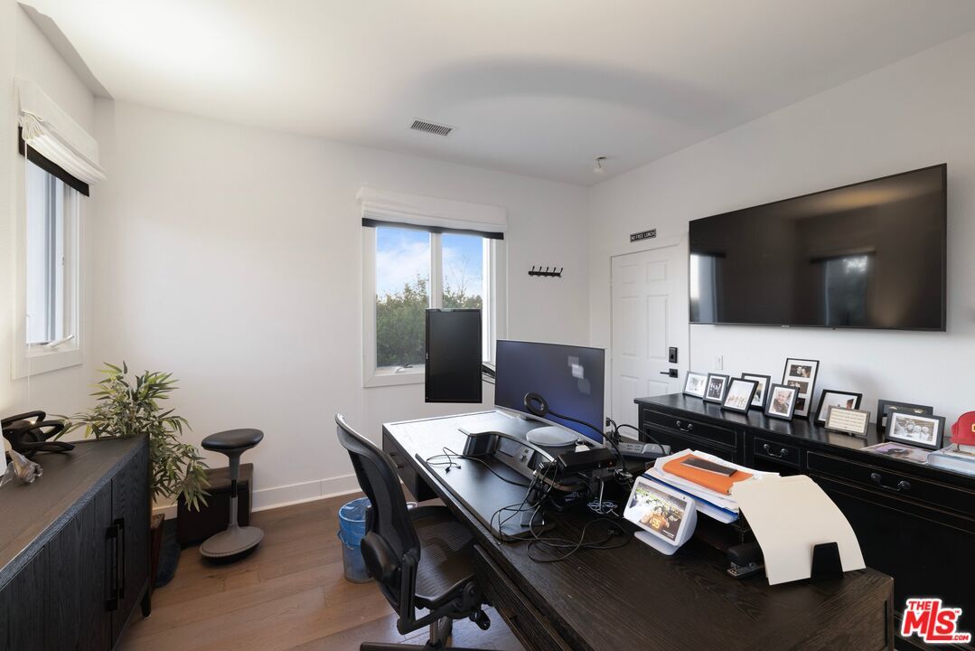 Home Office, Interior, Wood Texture Flooring