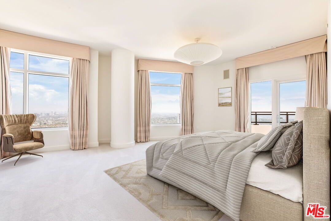 Bedroom, Interior, Pendant Lights, Water