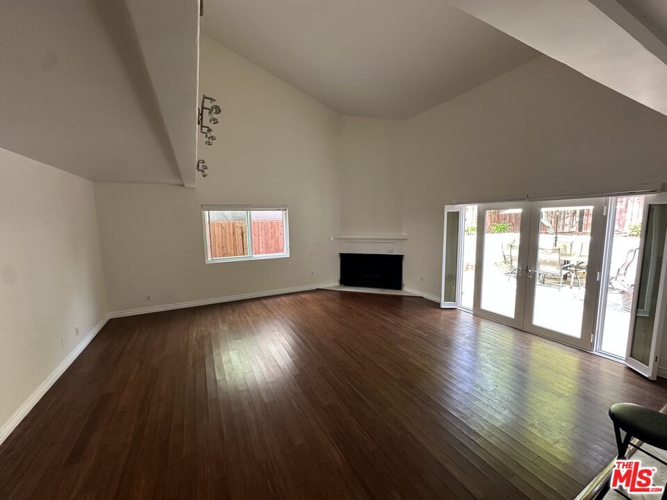 Empty room, Fireplace, Interior, Wood Texture Flooring