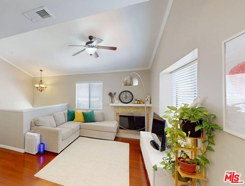 Chandelier, Fireplace, Interior, Living room, Wood Texture Flooring