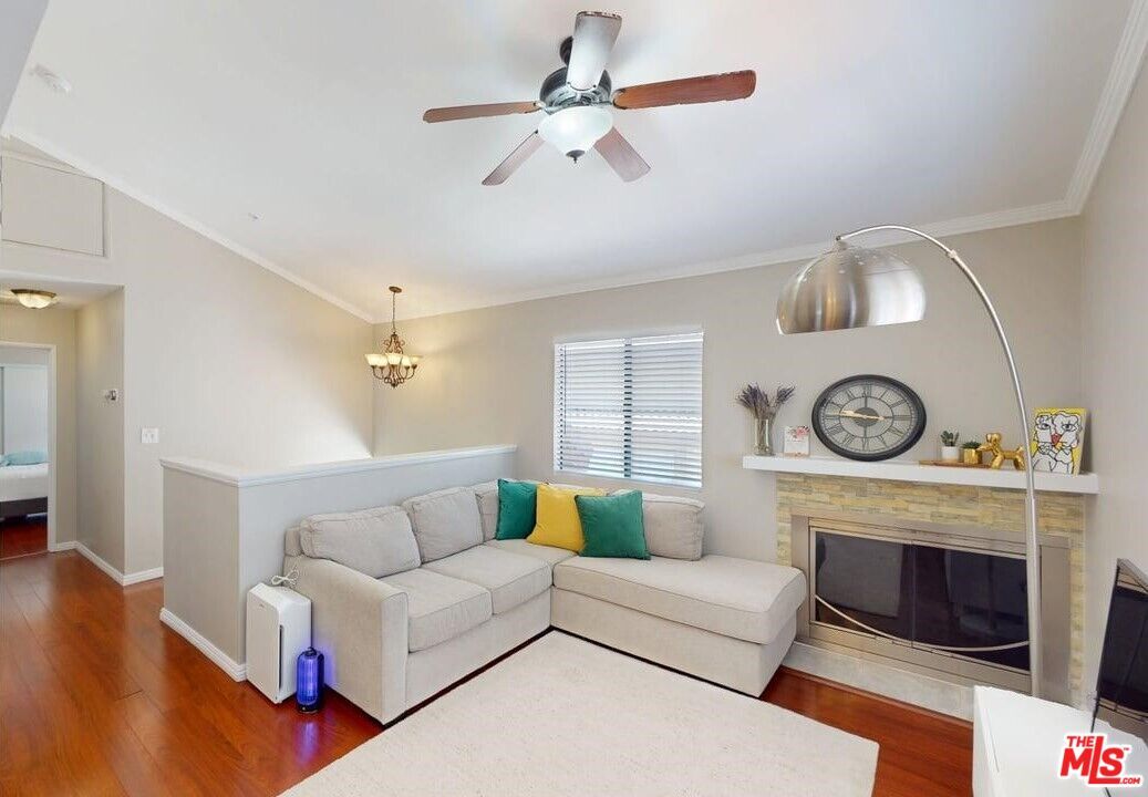 Chandelier, Fireplace, Interior, Living room, Wood Texture Flooring