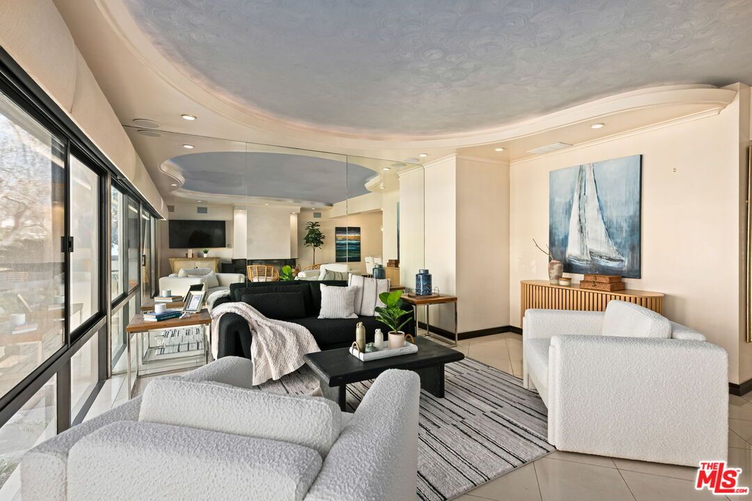 Interior, Living room, Recessed Lighting