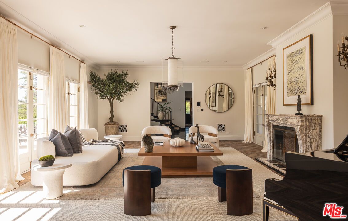 Dining room, Fireplace, Interior, Living room, Pendant Lights, Piano, Recessed Lighting