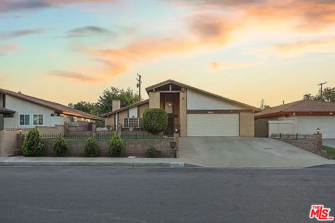 Attached, Detached Garage, Exterior, Facade, Spanish Mediterranean