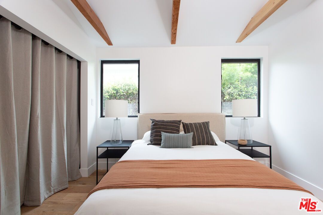 Bedroom, Interior, Wooden Beams, Wood Texture Flooring