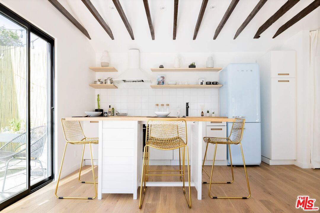 Interior, Kitchen, Wooden Beams, Wood Texture Flooring