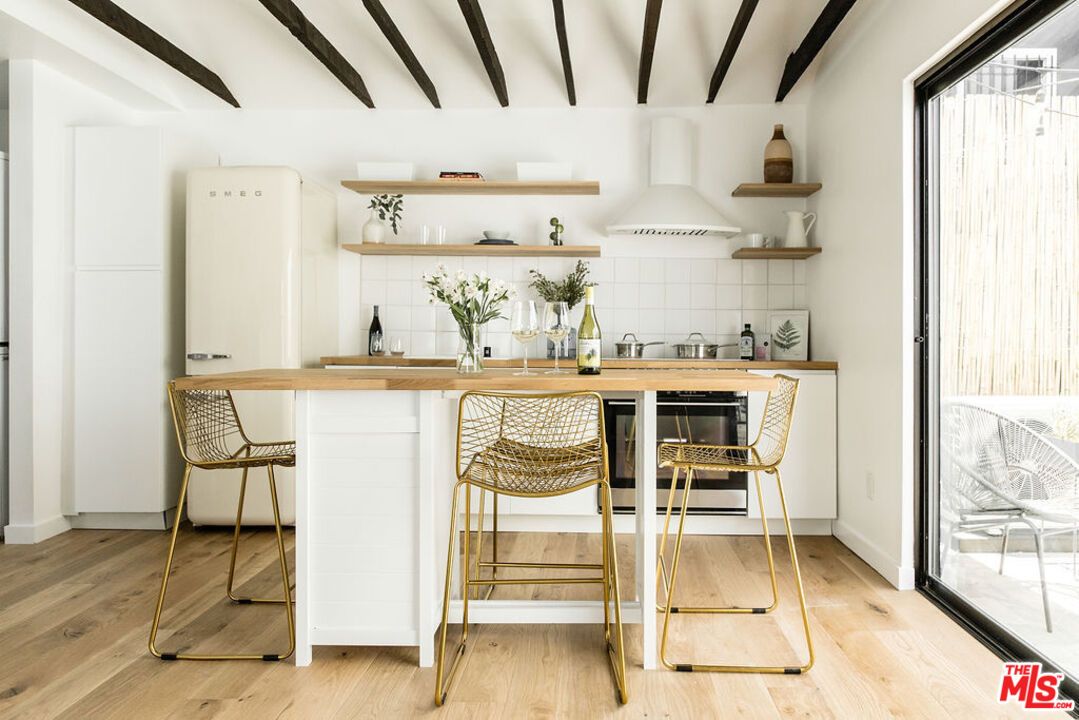 Interior, Kitchen, Wooden Beams, Wood Texture Flooring