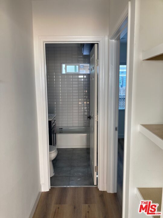Bathroom, Interior, Wood Texture Flooring