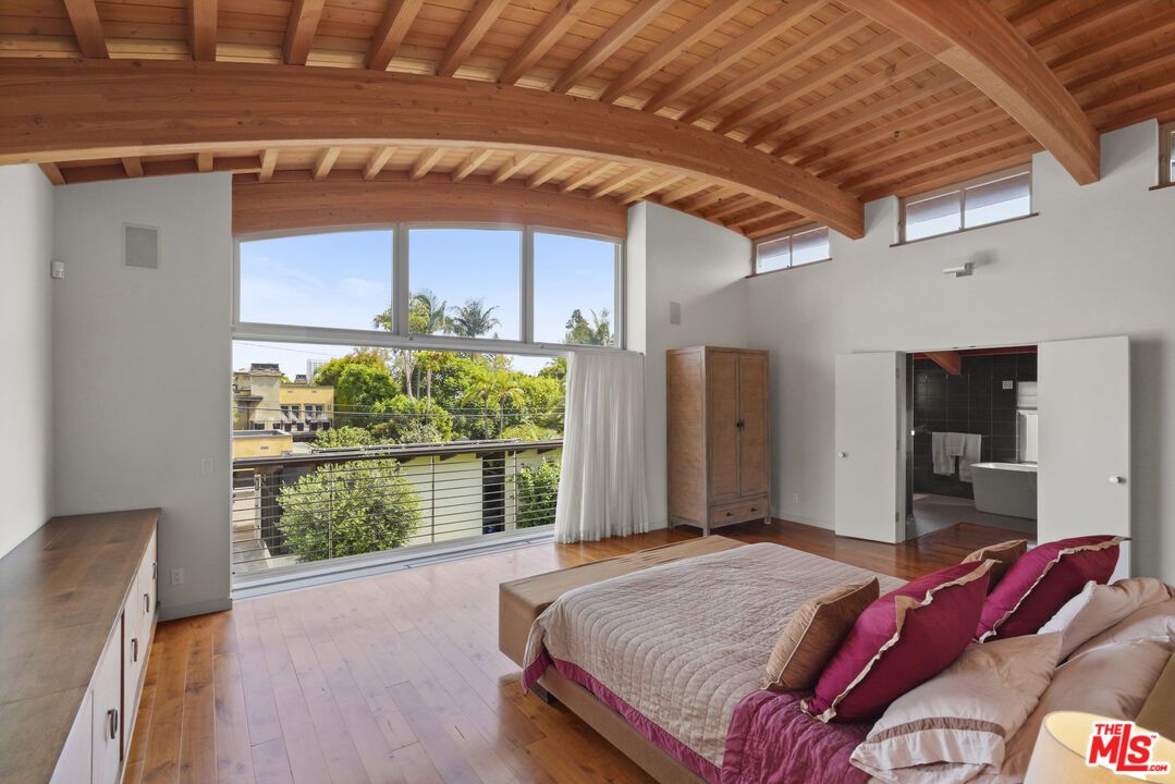 Bedroom, Interior, Wooden Beams, Wooden Ceilings, Wood Texture Flooring