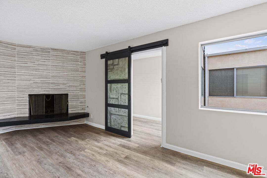 Empty room, Fireplace, Interior, Wood Texture Flooring