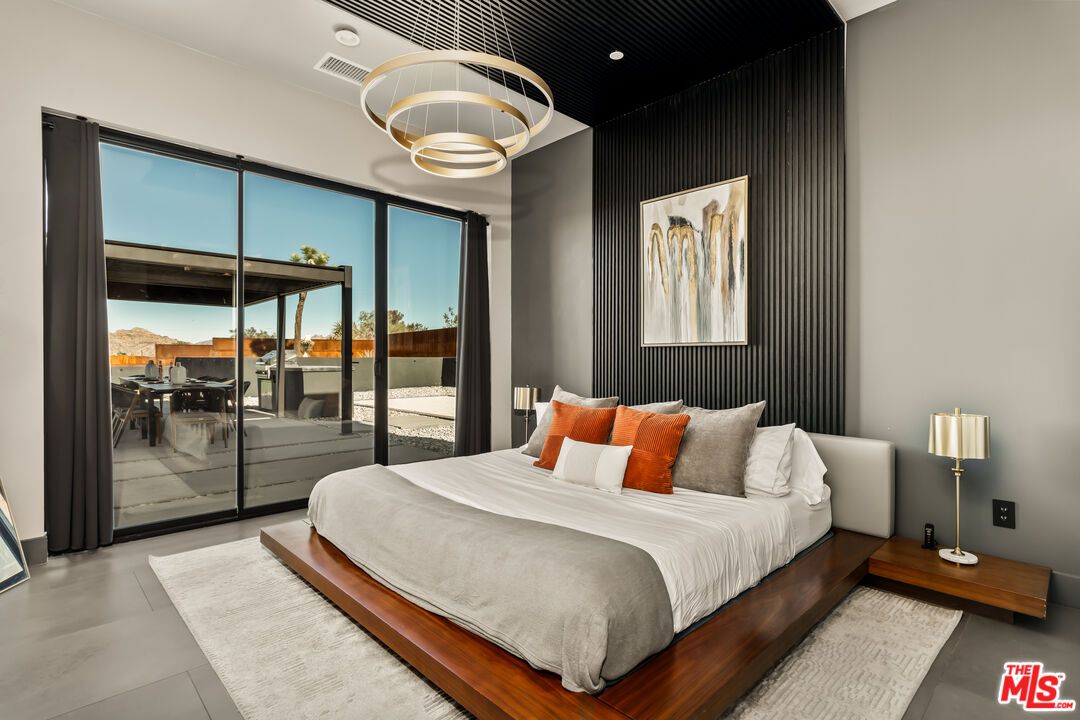 Bedroom, Interior, Pendant Lights, Recessed Lighting
