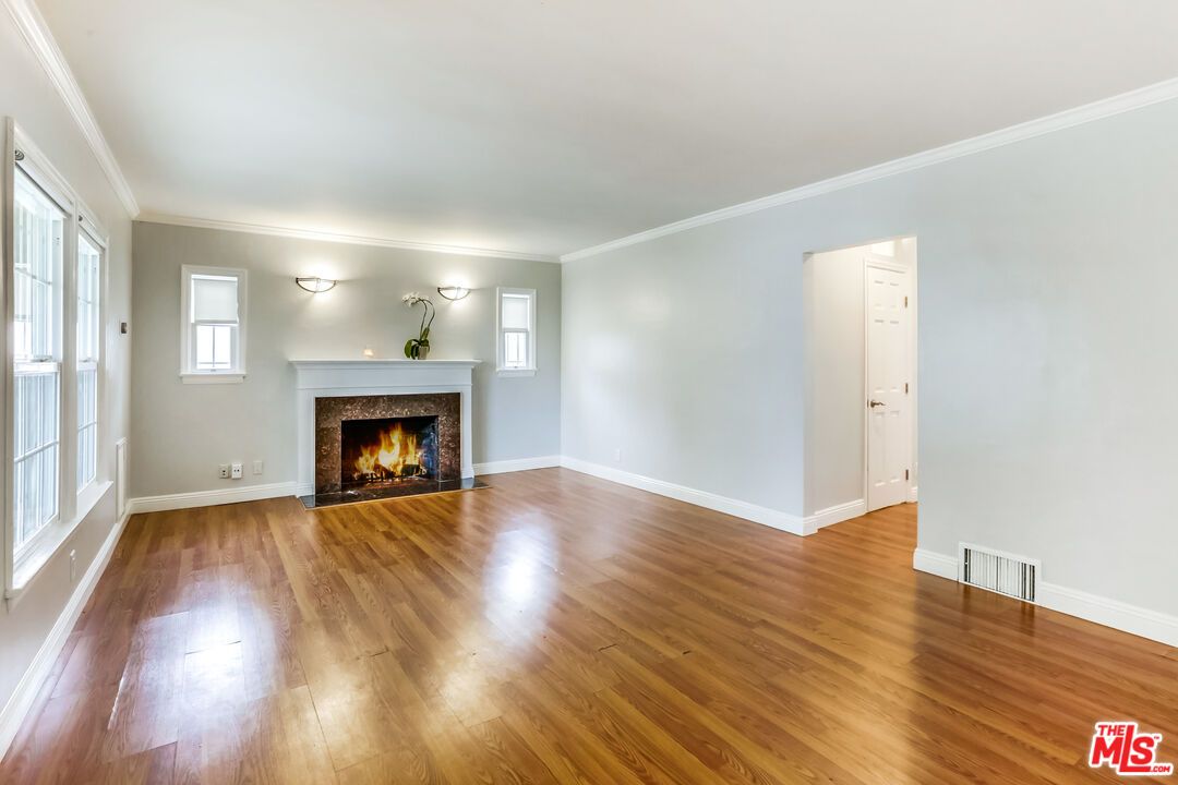 Empty room, Fireplace, Interior, Wood Texture Flooring