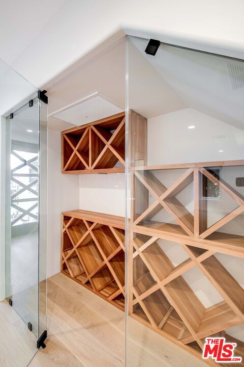 Interior, Recessed Lighting, Wine Storage, Wood Texture Flooring