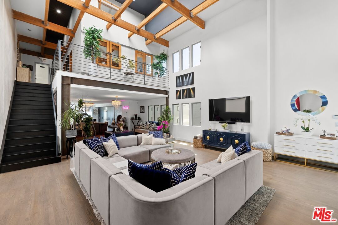 Interior, Living room, Wooden Beams, Wood Texture Flooring