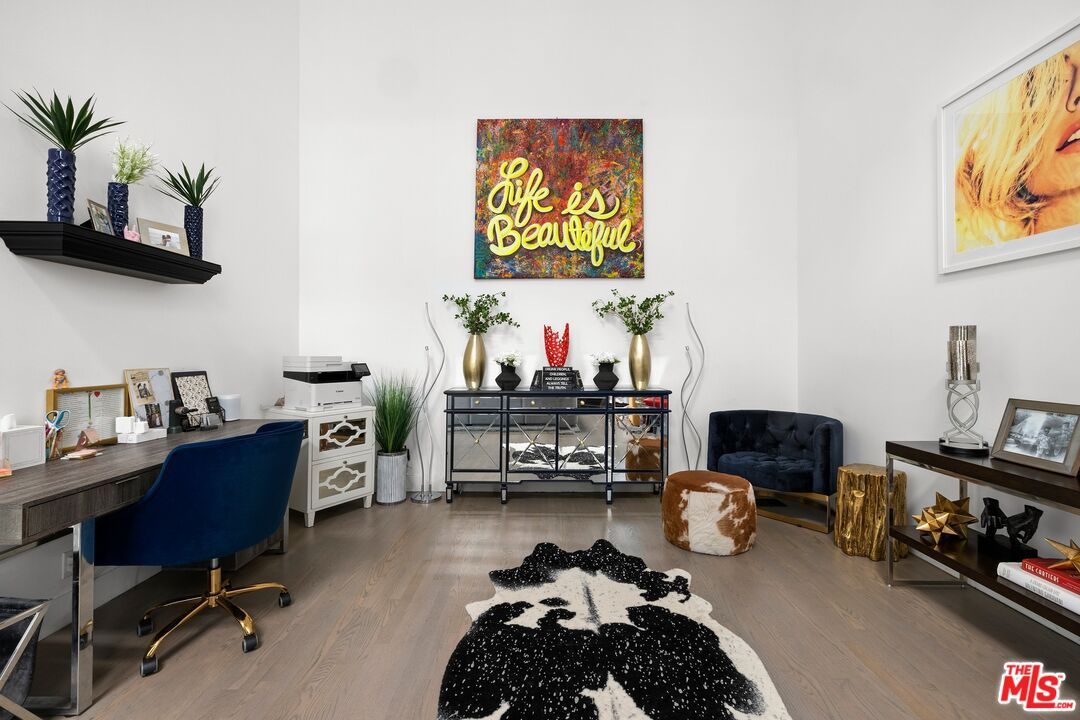 Home Office, Interior, Wood Texture Flooring