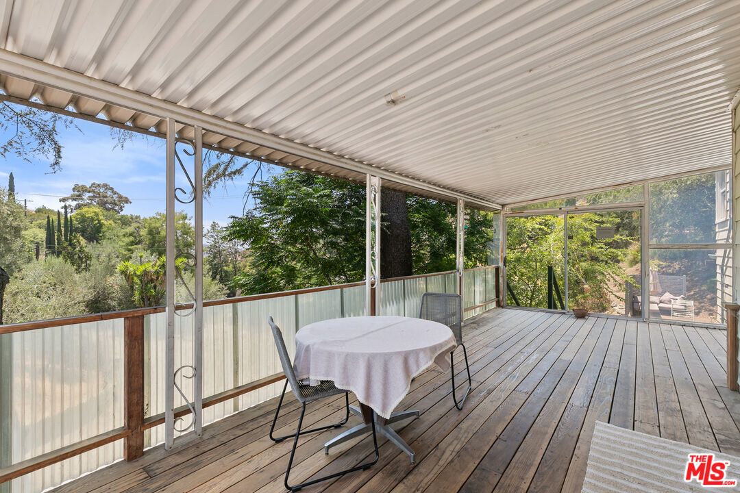 Exterior, Interior, Sun Room, Wood Texture Flooring