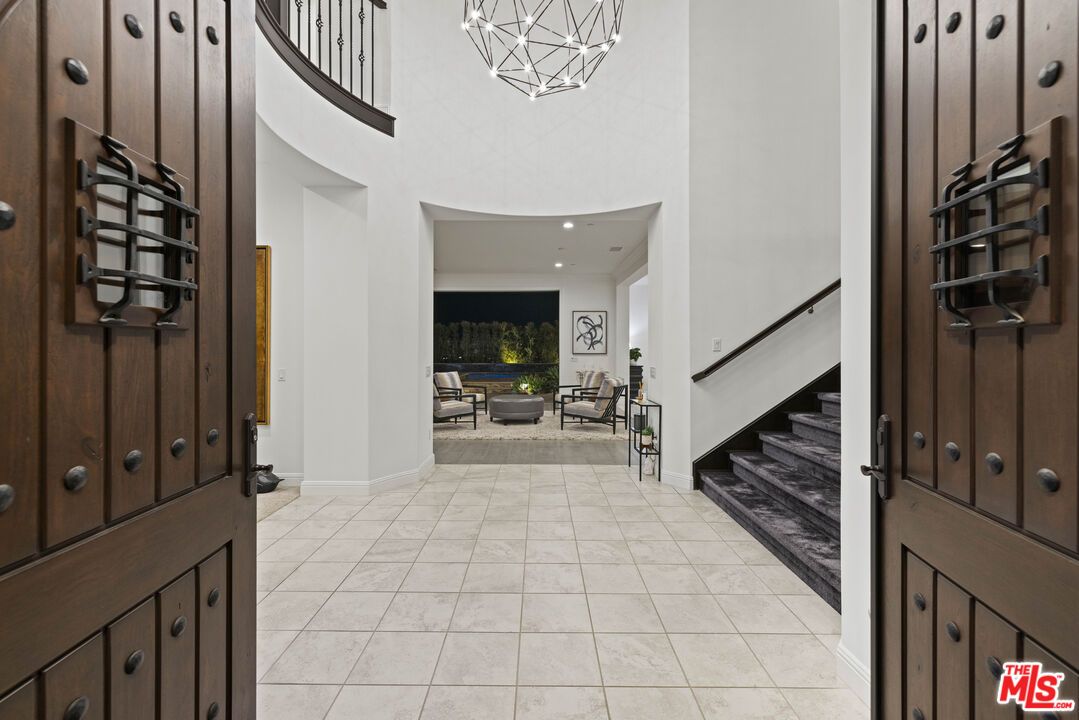 Fireplace, Interior, Marble, Recessed Lighting
