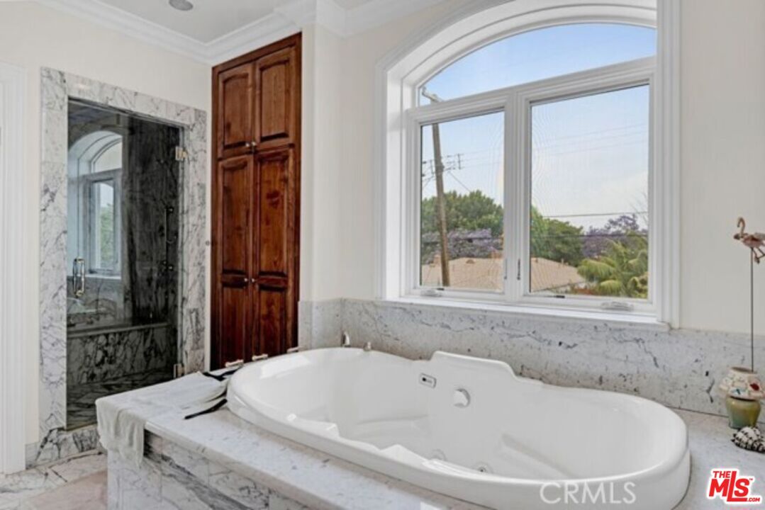 Bathroom, Glass Shower, Interior, Marble, Marble Walls, Recessed Lighting
