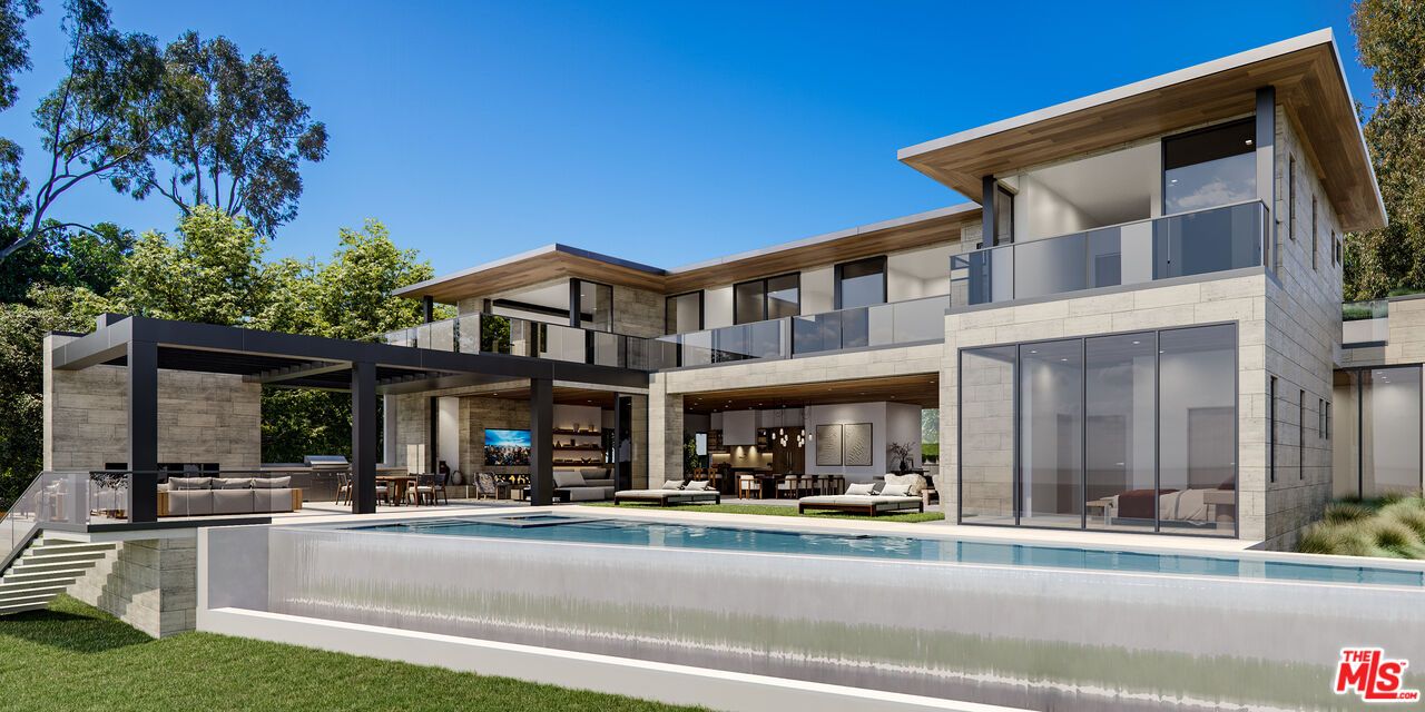 Exterior, Facade, Pool, Modern