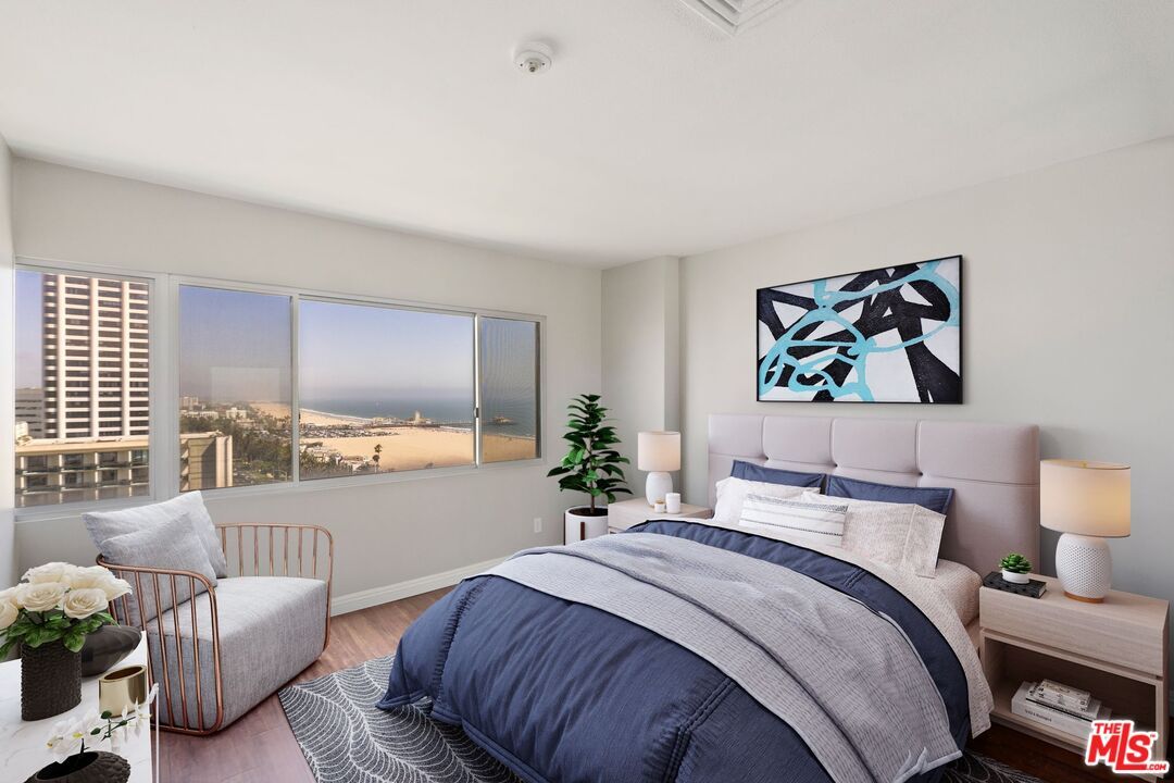 Bedroom, Interior, Water, Wood Texture Flooring