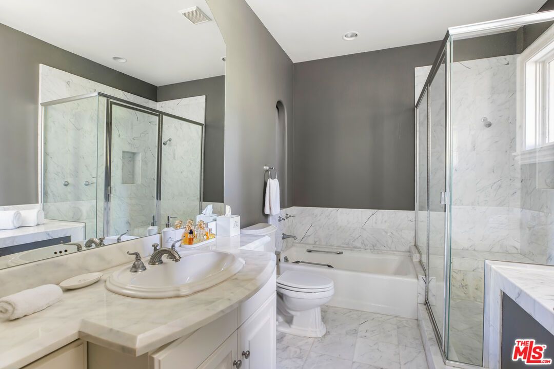 Bathroom, Glass Shower, Interior, Marble, Marble Walls, Recessed Lighting