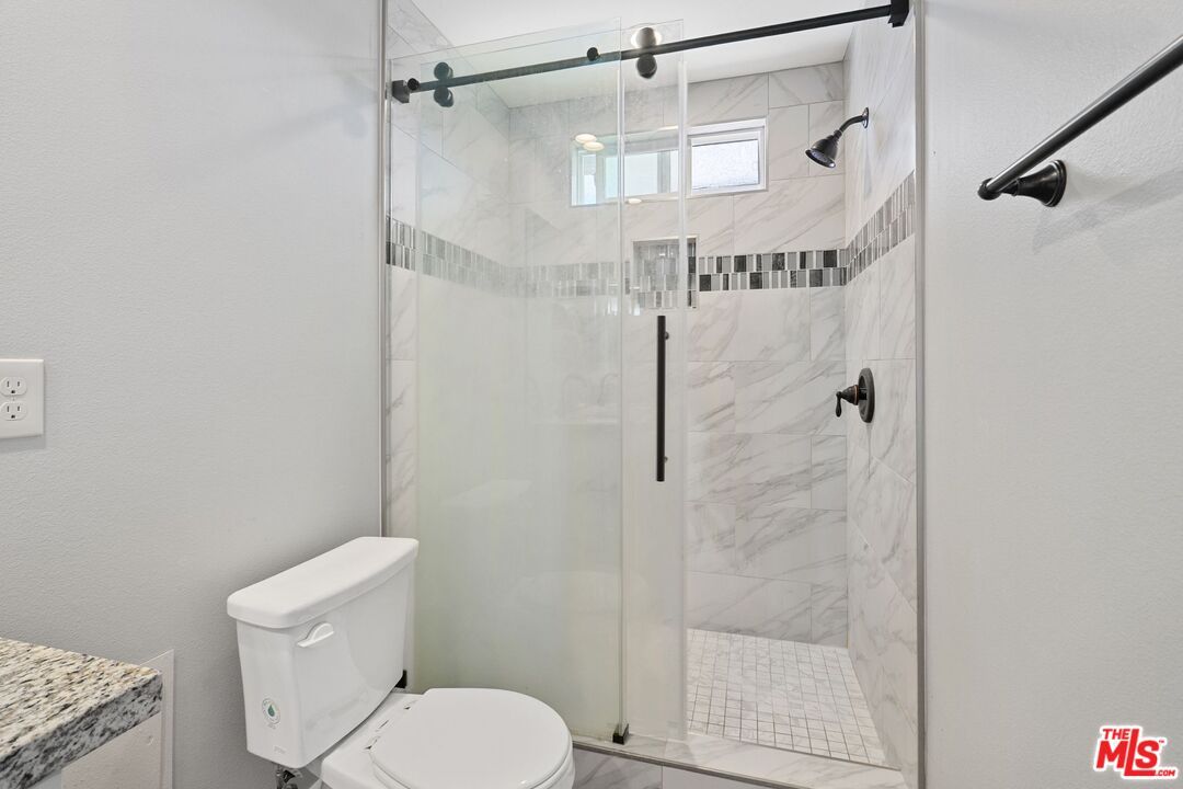 Bathroom, Glass Shower, Interior, Marble Walls