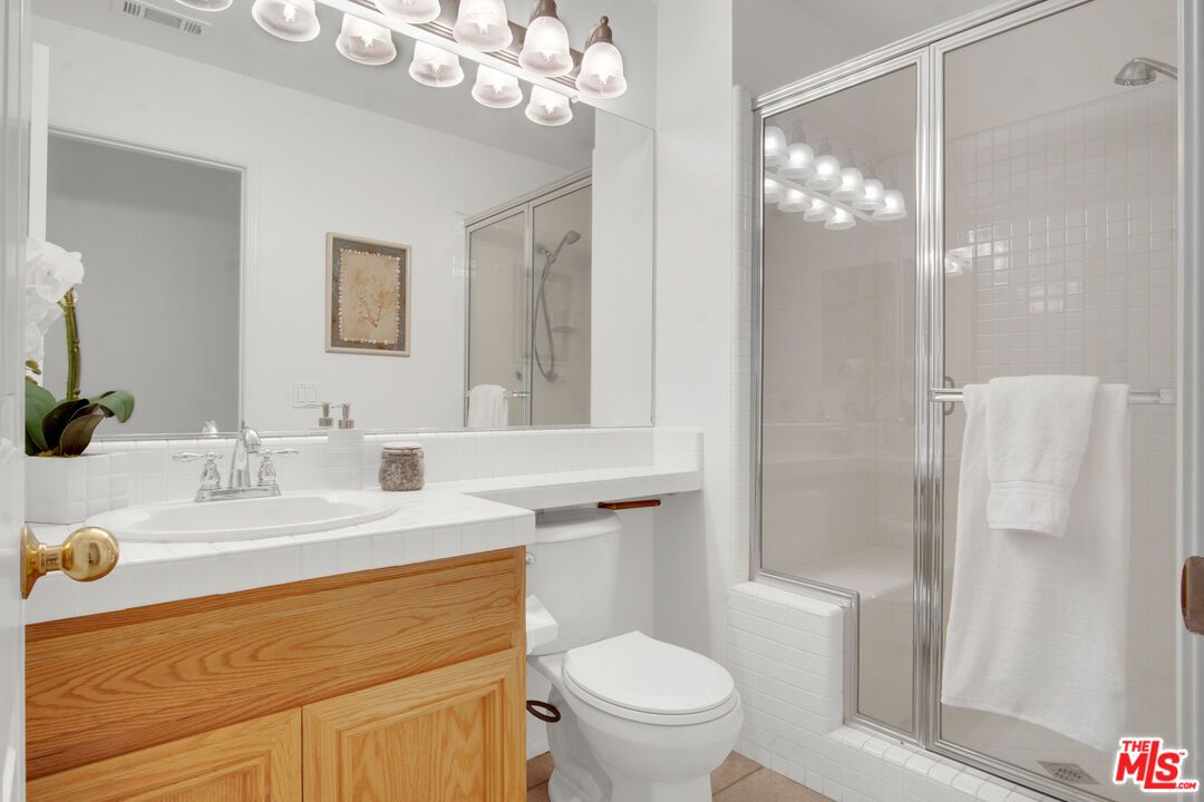 Bathroom, Glass Shower, Interior, Tile Countertops