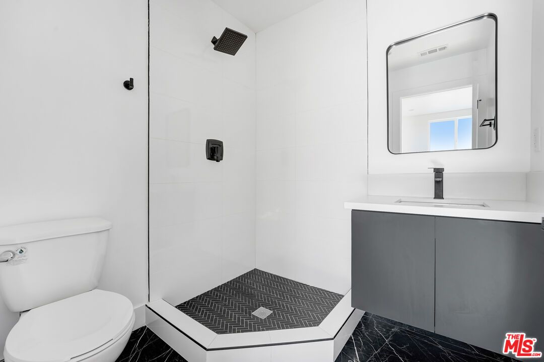 Bathroom, Glass Shower, Interior, Marble