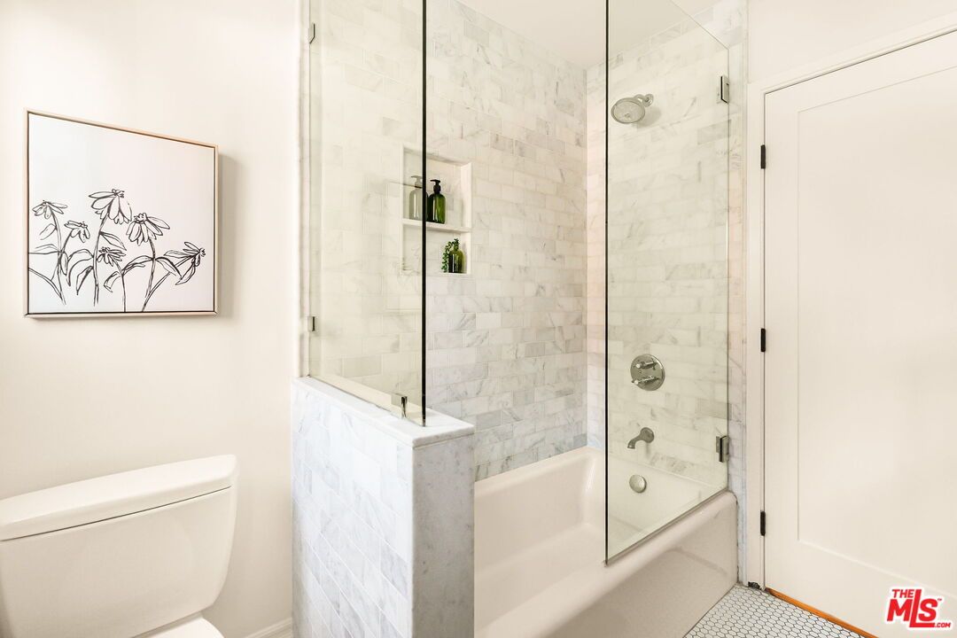 Bathroom, Glass Shower, Interior, Marble Walls