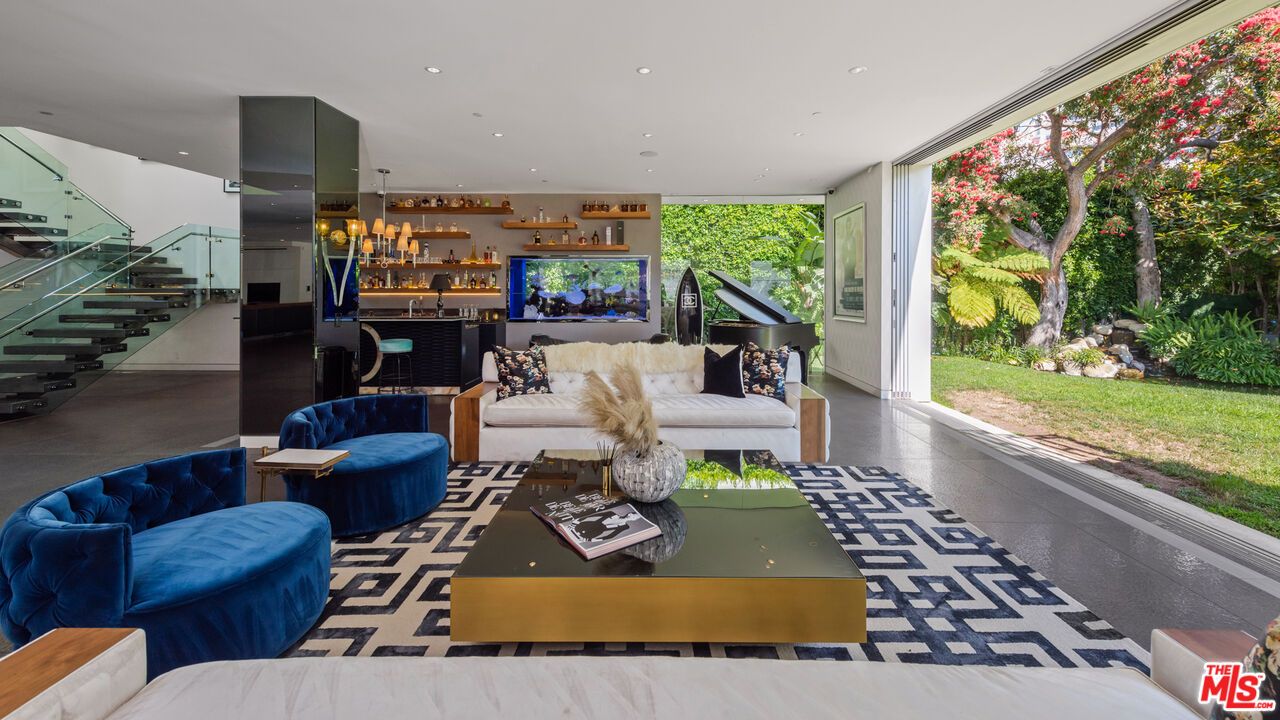 Interior, Living room, Piano, Recessed Lighting