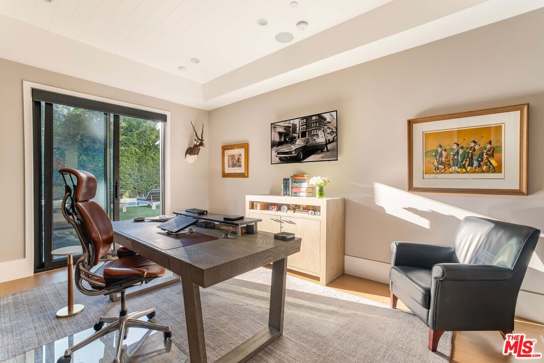 Home Office, Interior, Wood Texture Flooring