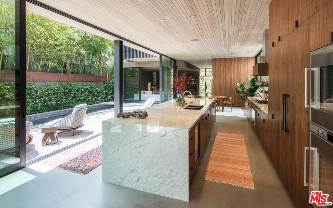 Interior, Kitchen, Recessed Lighting, Wooden Ceilings