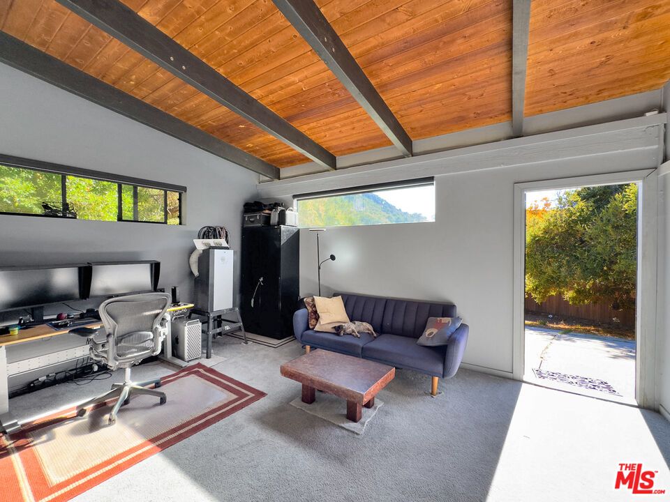 Home Office, Interior, Wooden Beams, Wooden Ceilings