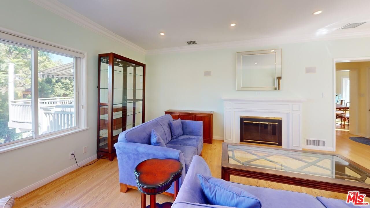 Fireplace, Interior, Recessed Lighting, Wood Texture Flooring