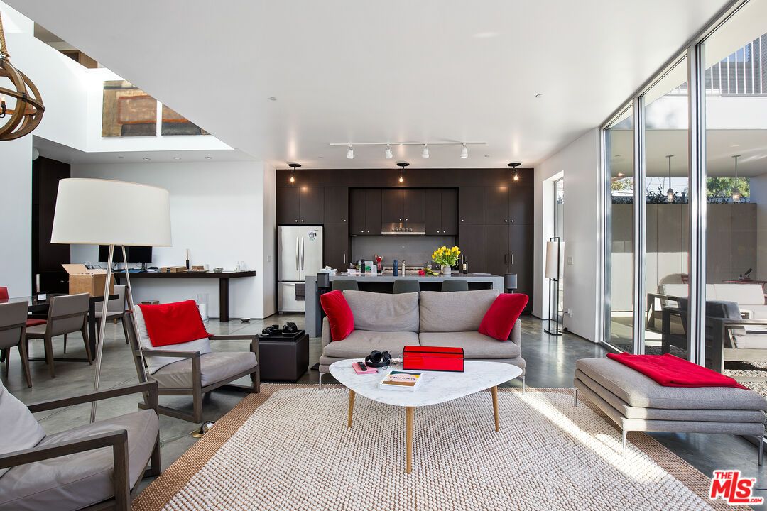 Dining room, Interior, Kitchen, Living room, Recessed Lighting, Stainless Steel Appliances