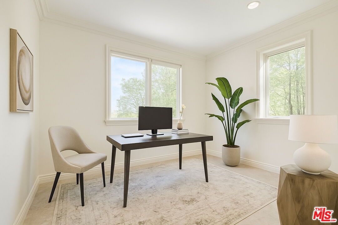 Home Office, Interior, Recessed Lighting