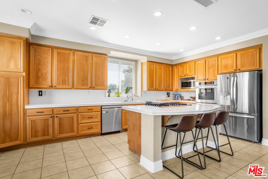 Interior, Kitchen, Recessed Lighting, Stainless Steel Appliances